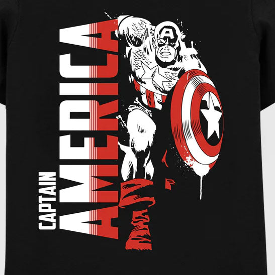 CAPTAN AMERICA PRINTED T-SHIRT